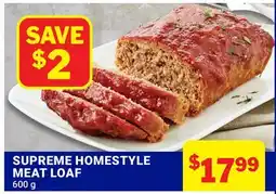 M & M Food Market SUPREME HOMESTYLE MEAT LOAF offer