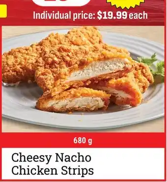 M & M Food Market Cheesy Nacho Chicken Strips offer