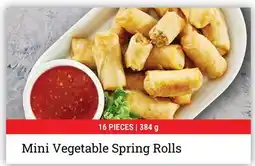 M & M Food Market Mini Vegetable Spring Rolls offer