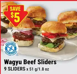 M & M Food Market Wagyu Beef Sliders offer