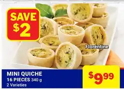 M & M Food Market MINI QUICHE offer