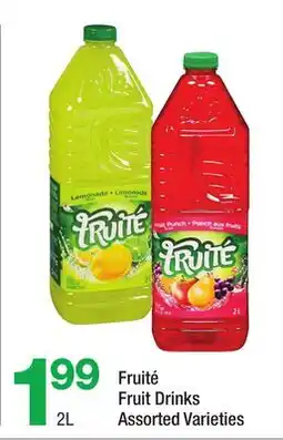 Highland Farms Fruité Fruit Drinks offer