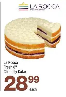 Highland Farms La Rocca Fresh 8 Chantilly Cake offer