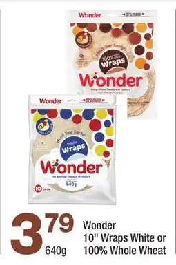 Highland Farms Wonder 10 Wraps White or 100% Whole Wheat offer