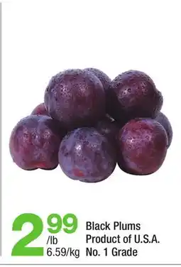 Highland Farms Black Plums offer