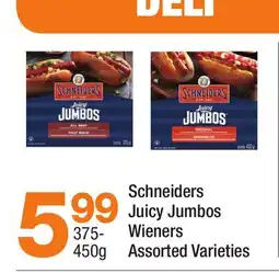 Highland Farms Schneiders Juicy Jumbos Wieners offer