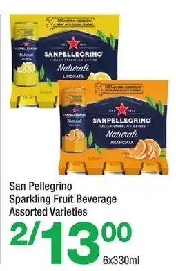 Highland Farms San Pellegrino Sparkling Fruit Beverage offer
