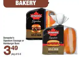 Highland Farms Dempster's Signature Sausage or Hamburger Buns offer