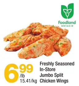 Highland Farms Freshly Seasoned In-Store Jumbo Split Chicken Wings offer