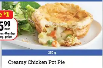 M & M Food Market Creamy Chicken Pot Pie offer