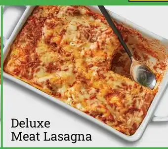 M & M Food Market Deluxe Meat Lasagna offer