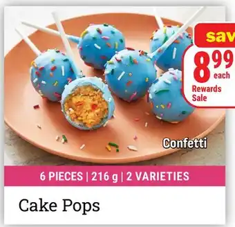 M & M Food Market Confetti Cake Pops offer
