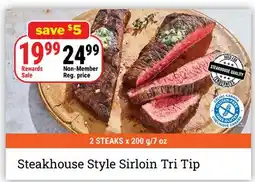 M & M Food Market Steakhouse Style Sirloin Tri Tip offer