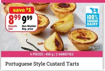 M & M Food Market Portuguese Style Custard Tarts offer