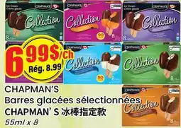 Btrust Supermarket CHAPMAN'S Barres glacees sélectionnées offer