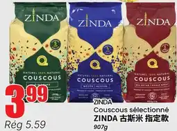Btrust Supermarket ZINDA Couscous sélectionné offer