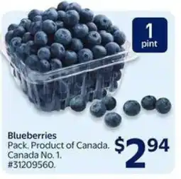 Walmart Blueberries offer