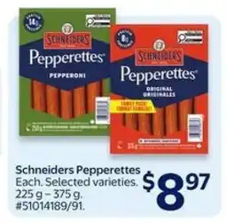 Walmart Schneiders Pepperettes offer