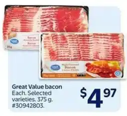 Walmart Great Value Bacon offer