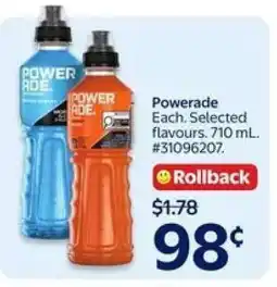 Walmart Powerade offer