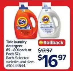 Walmart Tide Laundry Detergent offer