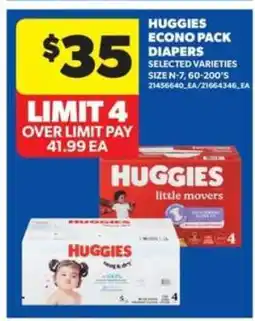 Real Canadian Superstore Huggies Econo Pack Diapers offer
