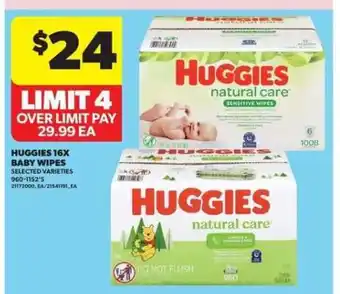 Real Canadian Superstore Huggies 16x Baby Wipes offer