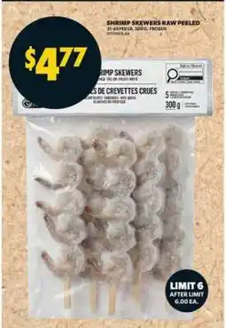 Real Canadian Superstore Shrimp Skewers Raw Peeled offer