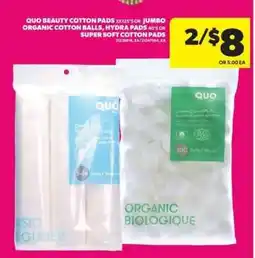 Real Canadian Superstore QUO BEAUTY COTTON PADS offer