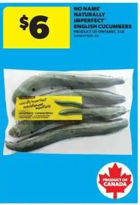 Real Canadian Superstore No Name Naturally Imperfect English Cucumbers offer