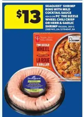 Real Canadian Superstore Seaquest Shrimp Ring with Mild Cocktail Sauce offer
