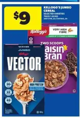Real Canadian Superstore KELLOGG'S JUMBO CEREAL offer