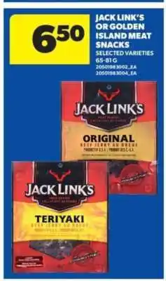 Real Canadian Superstore Jack Link's or Golden Island Meat Snacks offer