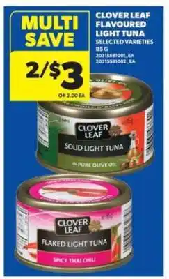 Real Canadian Superstore Clover Leaf Flavoured Light Tuna offer