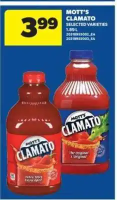Real Canadian Superstore Mott's Clamato offer