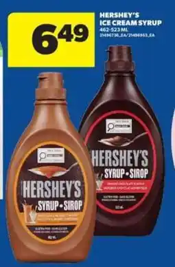Real Canadian Superstore Hershey's Ice Cream Syrup offer