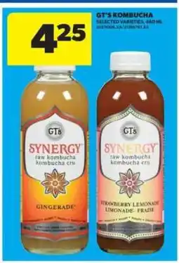 Real Canadian Superstore GT'S KOMBUCHA offer