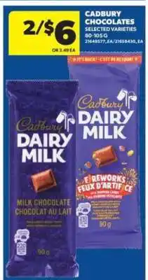 Real Canadian Superstore CADBURY CHOCOLATES offer
