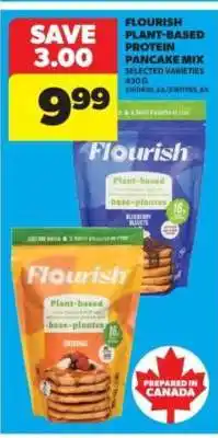 Real Canadian Superstore Flourish Plant-Based Protein Pancake Mix offer