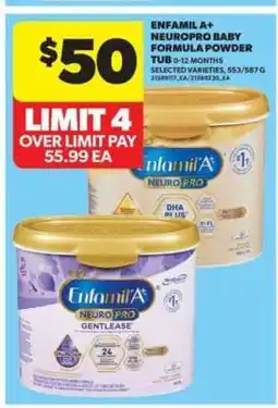 Real Canadian Superstore Enfamil A+ NeuroPro Baby Formula Powder offer