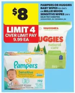 Real Canadian Superstore PAMPERS or HUGGIES BABY WIPES offer