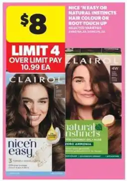 Real Canadian Superstore Clairol Nice'n Easy or Natural Instincts Hair Colour offer