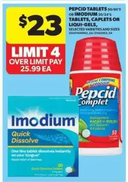 Real Canadian Superstore Pepcid Tablets or Imodium offer
