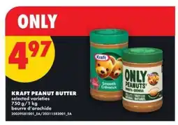No Frills Kraft Peanut Butter offer
