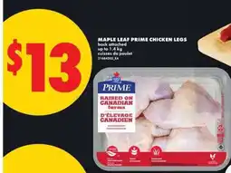 No Frills MAPLE LEAF PRIME CHICKEN LEGS offer