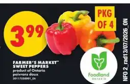 No Frills Farmer's Market Sweet Peppers offer