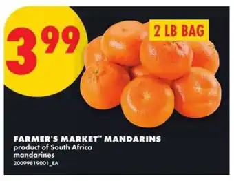 No Frills FARMER'S MARKET MANDARINS offer