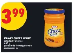 No Frills Kraft Cheez Whiz offer