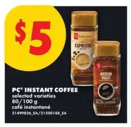 No Frills PC Instant Coffee offer