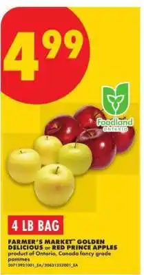 No Frills Farmer's Market Apples offer